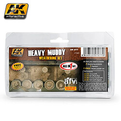 Ak Interactive Peintures Heavy Muddy Set