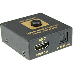 Adaptateur HDMI ARC vers HDMI et convertisseur audio optique 4k 3D 1080P CEC A557