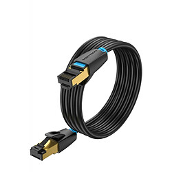 Câble réseau Vention SFTP RJ45 Cat.8 - 20 m - Couleur noire