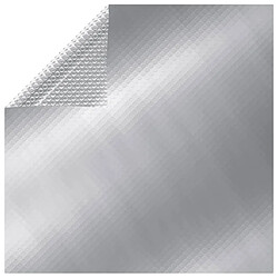 vidaXL Couverture de piscine Argenté 300x200 cm PE