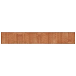 vidaXL Tapis rectangulaire marron 60x400 cm bambou