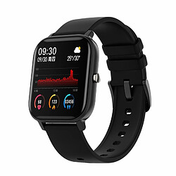 Universal Pouces Smart Mâle Leader Watch Complet Fitness Tracker Mètre Pression Smartwatch | Smartwatch (Noir)