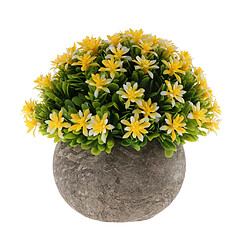 Avis Gypsophila Artificielle Fleur En Pot Mini Plantes Décor À La Maison Jaune