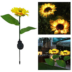 LED Soleil Fleur Décoratif Lumière, Solaire Étanche Soleil Fleur Lampes pour Patio En Plein Air Cour Jardin Décor