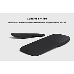 Avis Universal Souris tactile pliable Bluetooth Arc incurvé Technologie Blu-ray Souris tactile créative Souris pliable Bluetooth Ordinateur portable