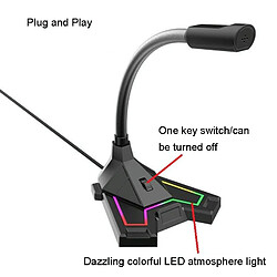 Acheter Yonis Microphone USB LED Anti-Bruit Omnidirectionnel