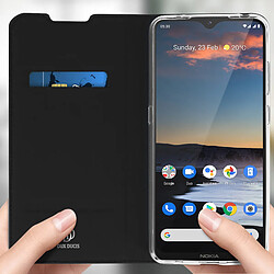 Acheter Housse Nokia 5.3 Étui Porte-carte Fonction Support Vidéo Dux Ducis - Noir