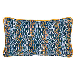 BigBuy Home Coussin Bleu Imprimé 50 x 10 x 30 cm