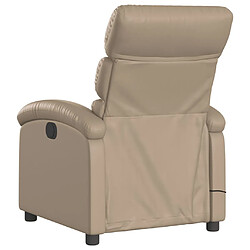 Acheter vidaXL Fauteuil de massage inclinable électrique cappuccino similicuir