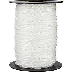 Drisse tressé Blanc 2 mm - Bobine de 100 m