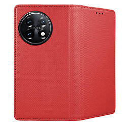 Avis Htdmobiles Housse pour OnePlus 11 5G - etui coque pochette portefeuille + film ecran - ROUGE MAGNET