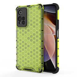 Coque en TPU anti-rayures, motif nid d'abeille, antichoc vert pour votre Xiaomi Redmi Note 11 Pro Plus/Redmi Note 11 Pro