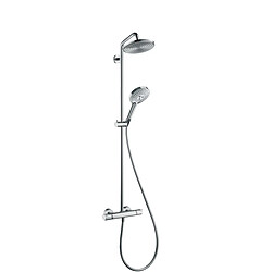 colonne de douche thermostatique showerpipe raindance select 240 - chromé - hansgrohe 27115000