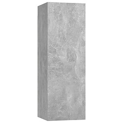 Avis vidaXL Ensemble de meubles TV 4 pcs Gris béton Bois d'ingénierie