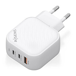 Avis Chargeur mural Aisens ASCH-65W3P026-W Blanc 65 W (1 Unité)