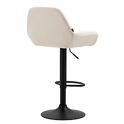 Acheter Non Tabouret de bar Braga velours noir