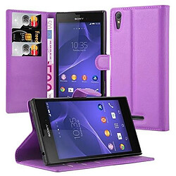 Cadorabo Coque Sony Xperia T3 Etui en Violet