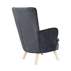 Avis Vivaldi Fauteuil SANTOS Gris Velours