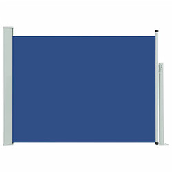 vidaXL Auvent latéral rétractable de patio 100x500 cm Bleu