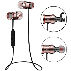 Wewoo Ecouteur Bluetooth pour iPhone magnétique In-Ear Sport V4.1 stéréo étanche écouteurs avec micro Samsung HTC LG Sony et Smartphones N2581