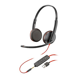 Casques avec Microphone Plantronics BKWIRE C3225 V2 Noir