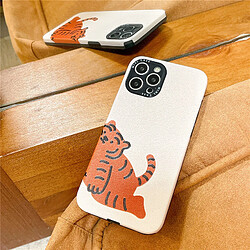 Avis GUPBOO Étui pour iPhone13 Couple de silicone de cas de téléphone de tigre de dessin animé