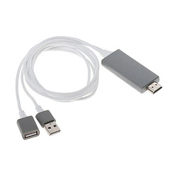 Avis Adaptateur De Convertisseur USB Vers HDMI Alimenté Par USB 4K Pour IPhone X / 8/8 Plus / 7 Blanc