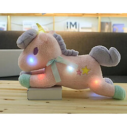 Acheter Universal 1PC 55cm de lumière jouet et ampli jouets en peluche de licorne colorée; GirlsBlue