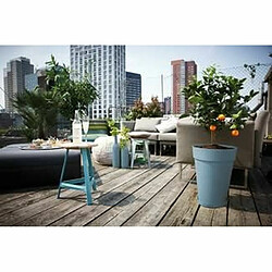 Avis Sous-pot Elho Loft Urban Bleu Plastique Rond Vintage Ø 34 cm