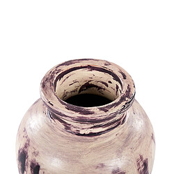 Acheter Beliani Vase décoratif AMATHUS fait à la main Céramique 34 cm Violet