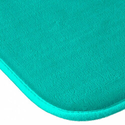 Tapis Salle de Bain Mémoire de Forme 50x80cm Turquoise