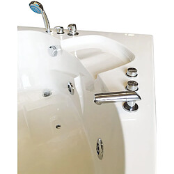 Avis Simba BAIGNOIRE MASSANTE ANGLE 135 x 135 cm - BALNEO BAIN TOURBILLON Modèle DubaiJets dorsaux whirlpool spa