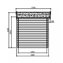 Avis SOLID SUPERIA Dresden abri de jardin en bois 198x248x218cm