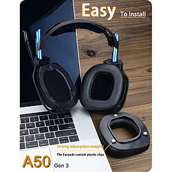 Avis INF Oreillettes magnétiques pour casque avec boucle pour Astro A50 Gen3 PU+Highelasticcotton