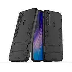 Wewoo Coque Pour Xiaomi Redmi Note 8T Antichoc PC + TPU Housse de protection avec support invisible Noir