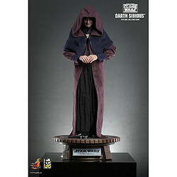 Hot Toys Star Wars : The Clone Wars - Figurine 1/6 Darth Sidious 29 cm pas cher