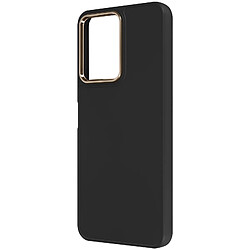 Avizar Coque pour Xiaomi Redmi 13C Rigide Contour Caméra Métallisé Noir