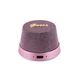 Guess Maroquinerie Guess Enceinte Bluetooth 5.3 3W Compatible MagSafe avec Micro et Réducteur de Bruit Rose