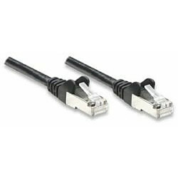 Disney Intellinet 320405 câble de réseau 5 m Noir (NETWORK CABLE CAT5E CCA 5M - BLACK SF/UTP SNAGLESS/BOOTED)