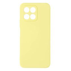 Avizar Coque pour Honor 70 Lite, Honor X6 et Honor X8 5G Semi-rigide Soft-touch Jaune