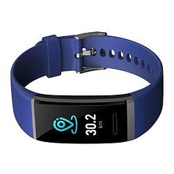 Avis Wewoo Bracelet connecté Smartwatch Fitness Tracker Smartband écran OLED 0.96 pouce, IP67 Étanche, Mode Sports de soutien / Pression artérielle / Moniteur de sommeil / de fréquence cardiaque / Prise de vue à distance Bleu