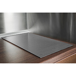 Brandybest Table de cuisson induction encastrable 2 foyers effet acier brossé