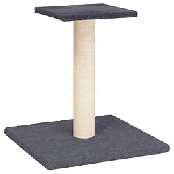 Arbre à chat,niche pour chat avec plate-forme gris foncé 38 cm -MN48058