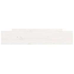 Avis vidaXL Tiroirs de lit 2 pcs blanc Bois de pin massif