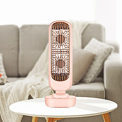 Acheter Ventilateur De Refroidissement De Bureau USB Portable De Table Vent Fort Maison Chambre Voyage Rose