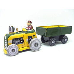 Universal Tieki Tractor Transport Vehicle Tracteur Retro Toy Retro Collection Retro Chain Child Iron Le cuir Toy