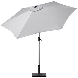 Acheter Beliani Parasol de jardin gris clair d 270 cm VARESE