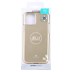 Acheter Wewoo Coque Souple JELLY TPU anti-choc et anti-rayures pour iPhone 11 Pro Or