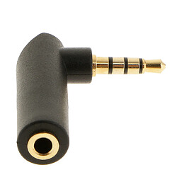 Acheter Câbles Stéréo Jack Adaptateur Audio 3.5 Mm à Angle Droit Casque d'écoute Mâle