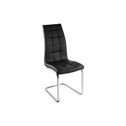 Acheter Vente-Unique Lot de 2 chaises NADYA - Simili - Noir